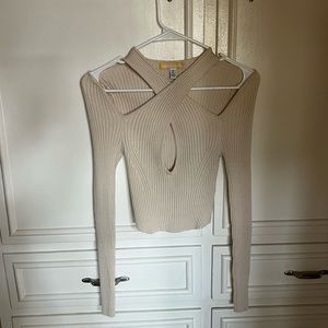Urban Outfitters cream sweater top